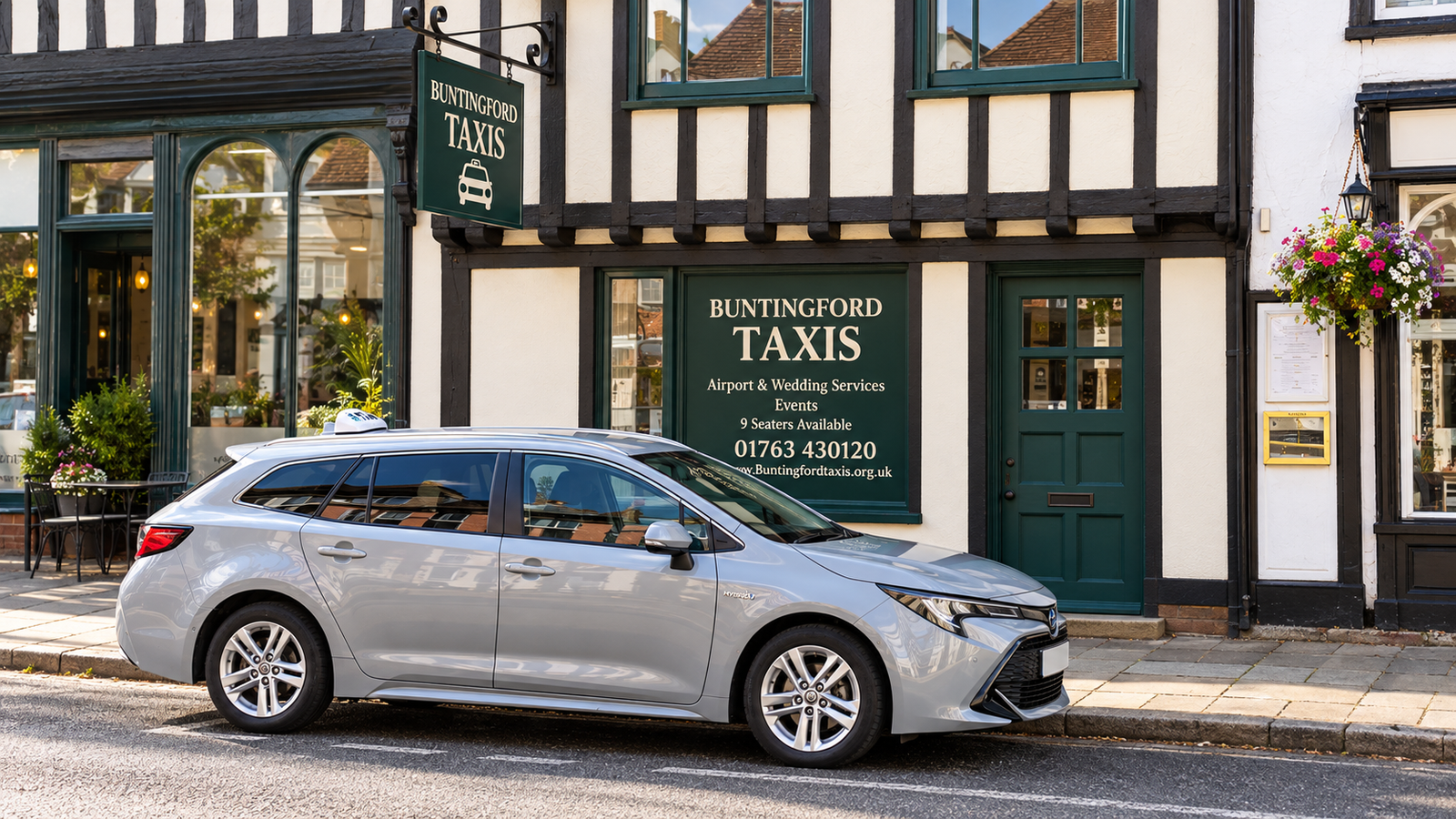 Buntingford Taxis on the High Street