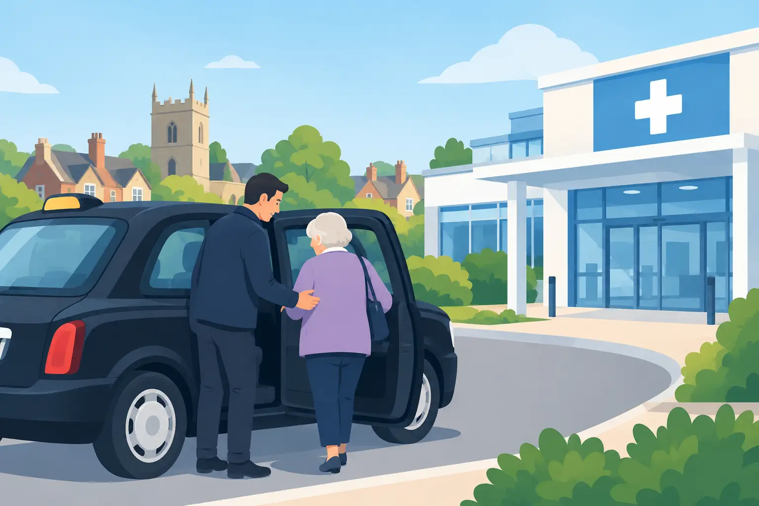Taxi for Hospital Appointments in Buntingford